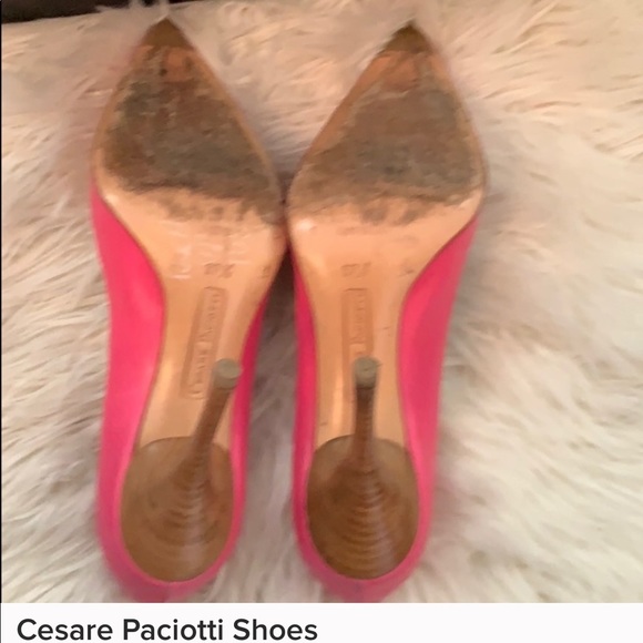 Cesar Paciotti Pink Sexy leather Pumps - Picture 4 of 4